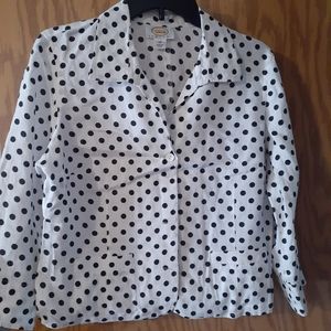 Talbots linen jacket, size 12P